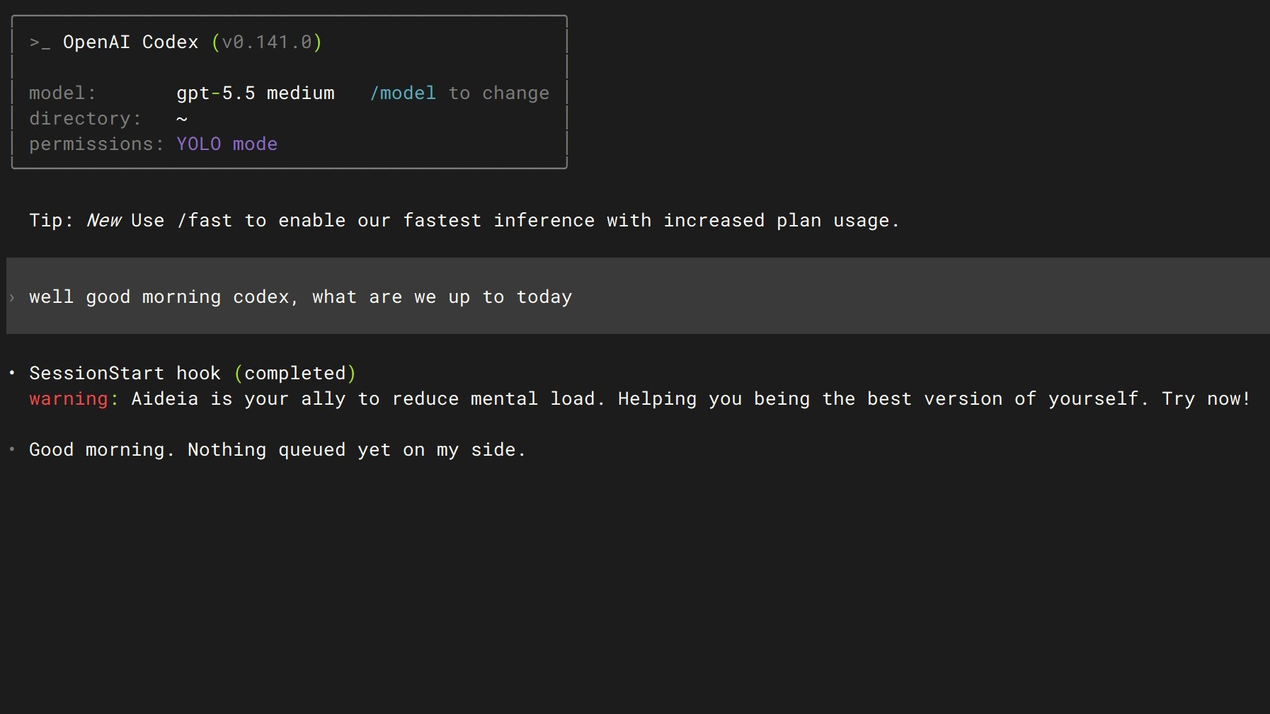 Codex CLI screenshot preview
